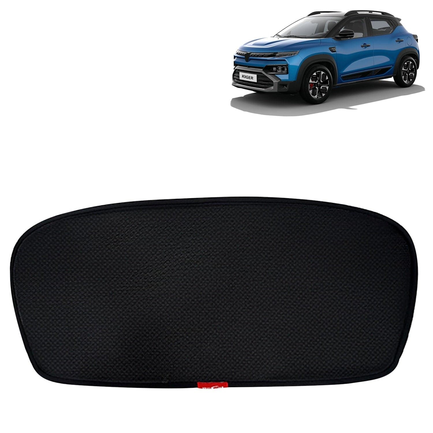 Accessories Car Sun Shade Rear Windshield Non Magnetic Fix Type Curtain Only Compatible with Renault Kiger Year 2025 Onwards All Model, Premium Car Dicky Sunshade, Pack of 1 Pcs