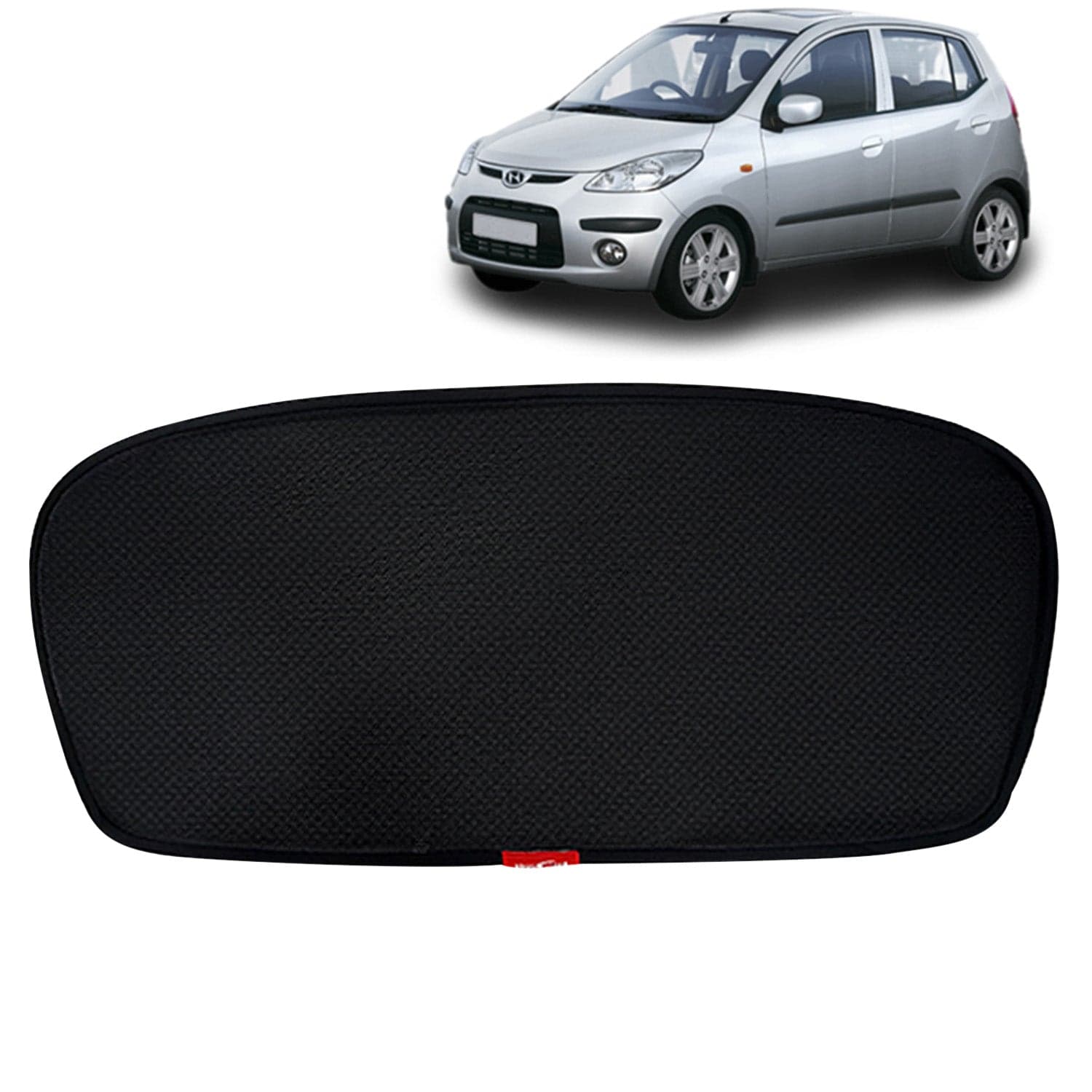 Accessories Hyundai I10 Car Sun Shade Rear Windshield Non Magnetic Fix Type Curtain, Only Compatible with Year 2007 to 2010 All Model, Premium Car Dicky Sunshade, Pack of 1 Pcs