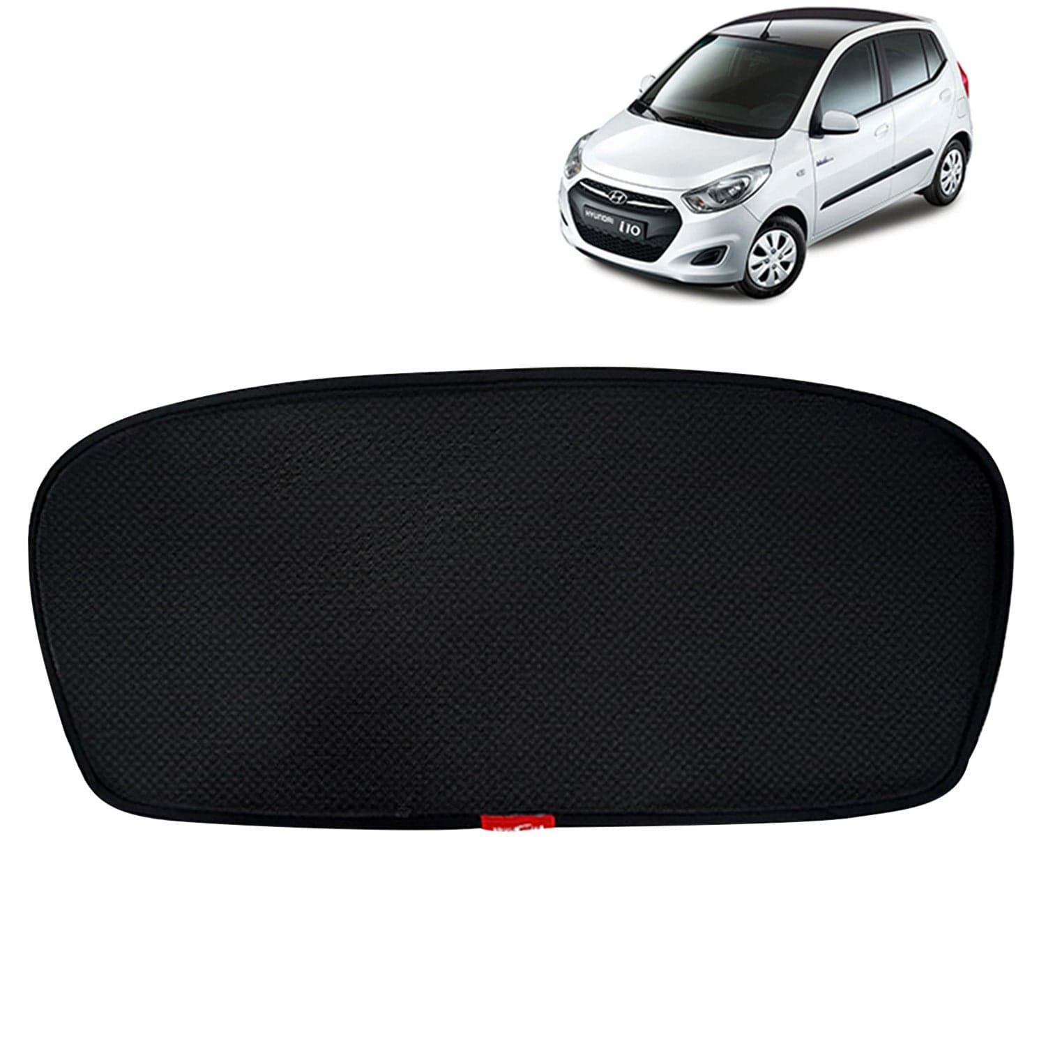 Accessories Hyundai I10 Car Sun Shade Rear Windshield Non Magnetic Fix Type Curtain, Only Compatible with Year 2010 to 2013 All Model, Premium Car Dicky Sunshade, Pack of 1 Pcs