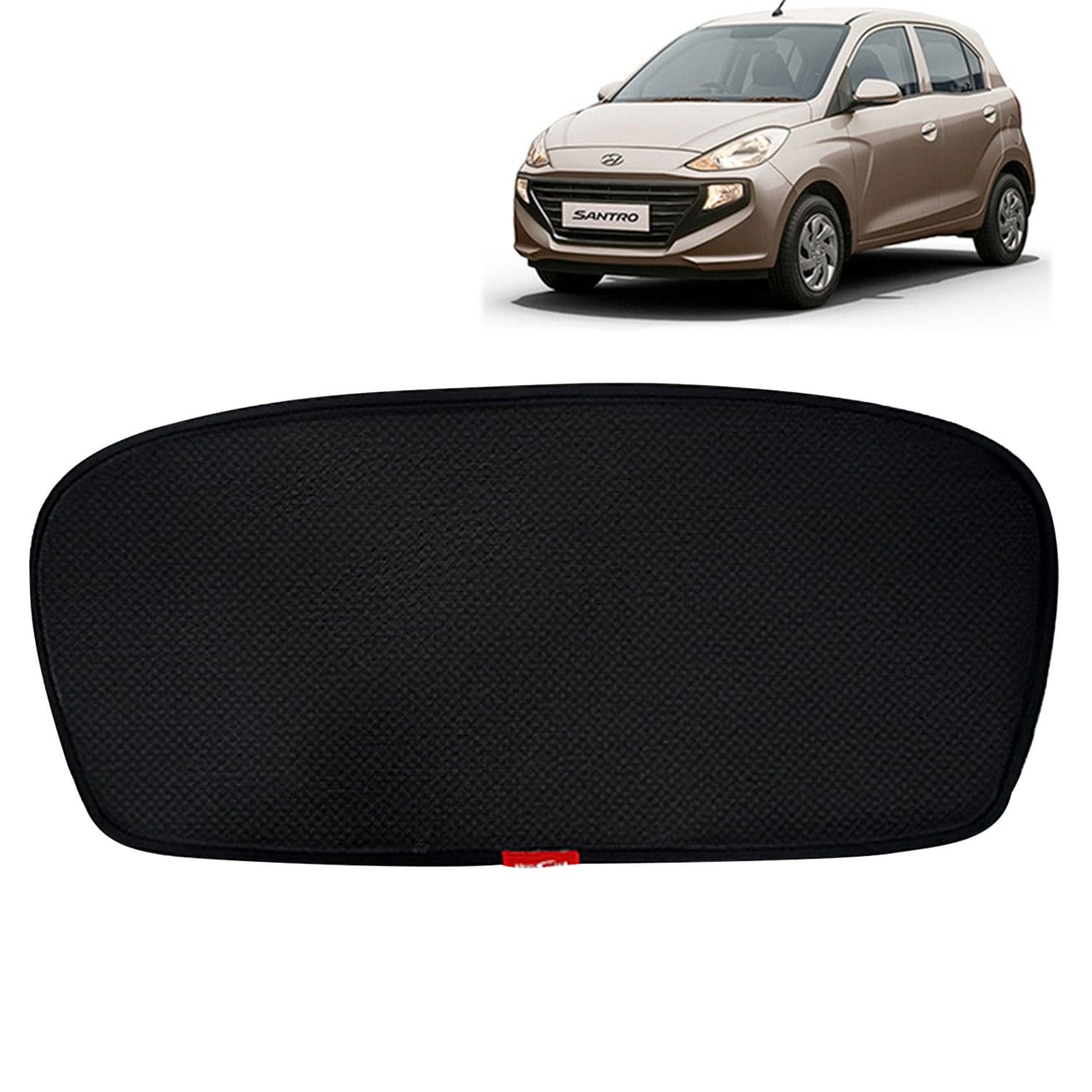 Accessories Hyundai Santro Car Sun Shade Rear Windshield Non Magnetic Fix Type Curtain, Only Compatible with Year 2018 to 2022 All Model, Premium Car Dicky Sunshade, Pack of 1 Pcs