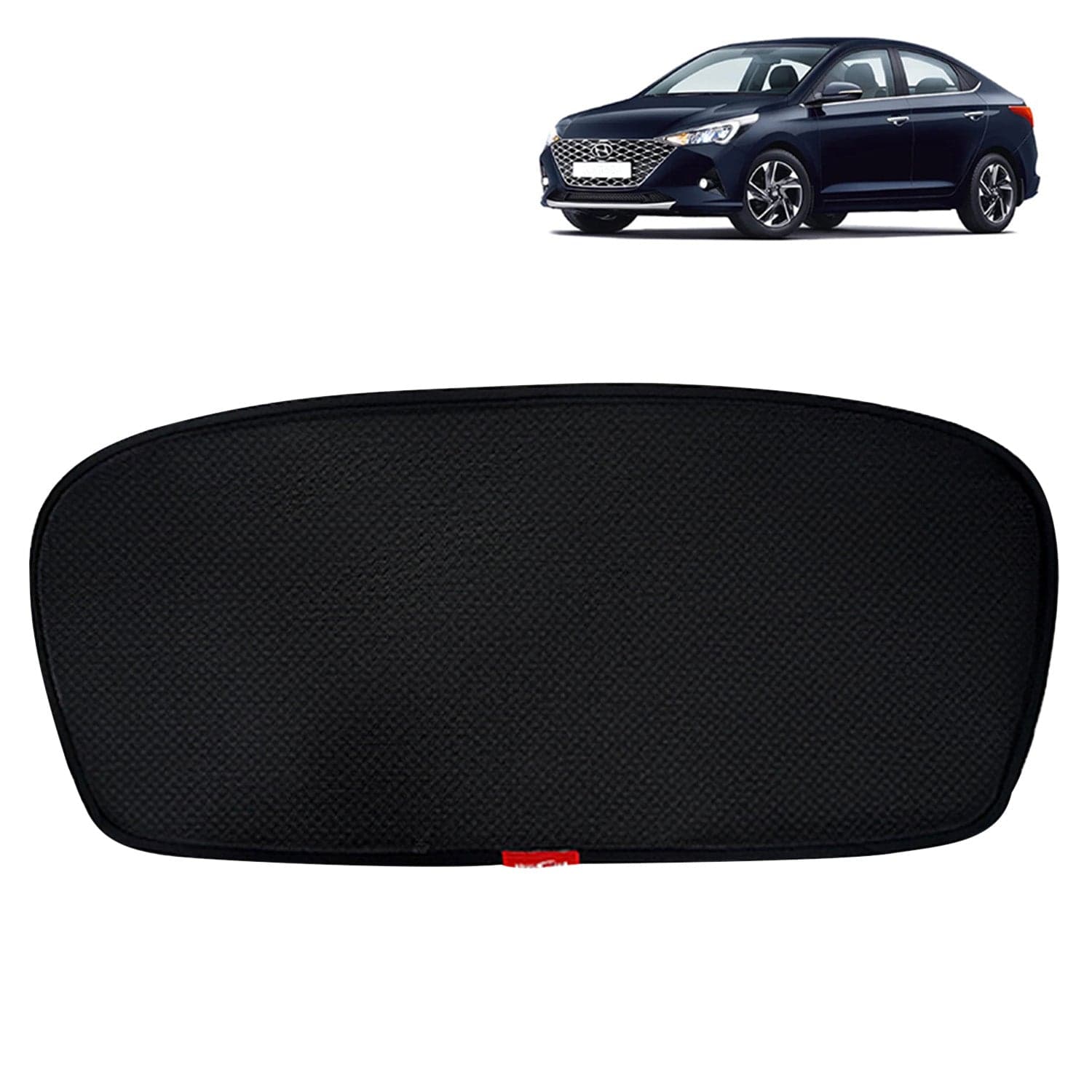 Accessories Hyundai Verna Car Sun Shade Rear Windshield Non Magnetic Fix Type Curtain, Only Compatible with Year 2020 to 2023 All Model, Premium Car Dicky Sunshade, Pack of 1 Pcs