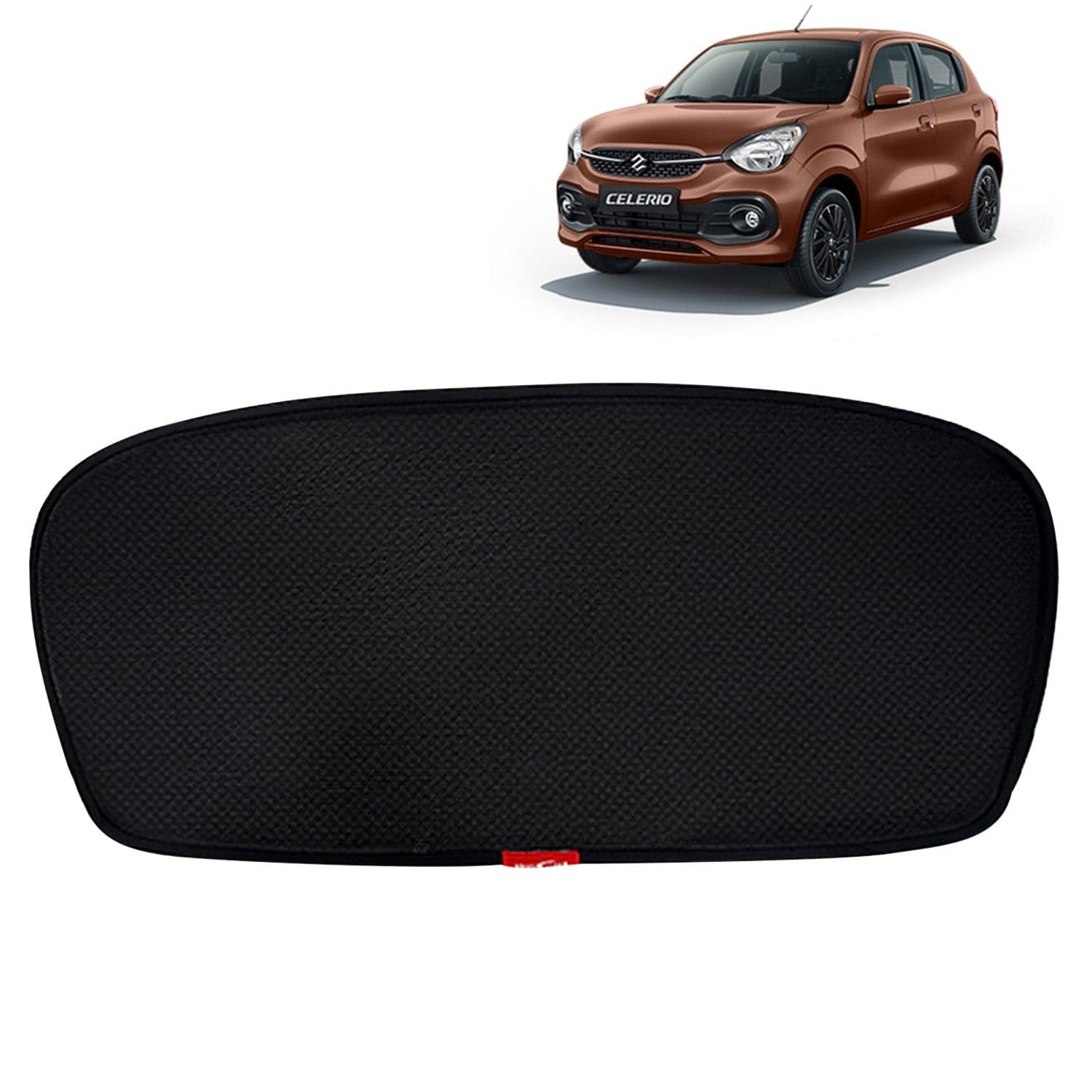 Accessories Maruti Suzuki Celerio Car Sun Shade Rear Windshield Non Magnetic Fix Type Curtain, Only Compatible with Year 2021 Onwards All Model, Premium Car Dicky Sunshade, Pack of 1 Pcs