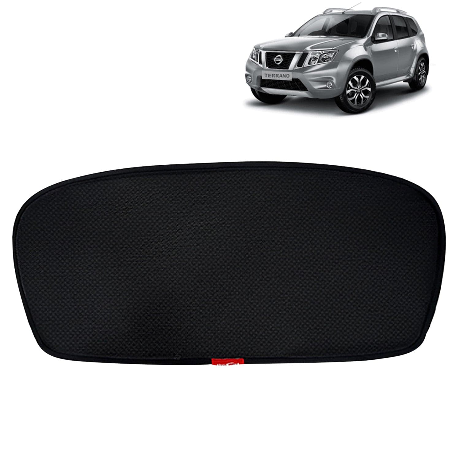 Accessories Nissan Terrano Car Sun Shade Rear Windshield Non Magnetic Fix Type Curtain, Only Compatible with Year 2009 to 2018 All Model, Premium Car Dicky Sunshade, Pack of 1 Pcs