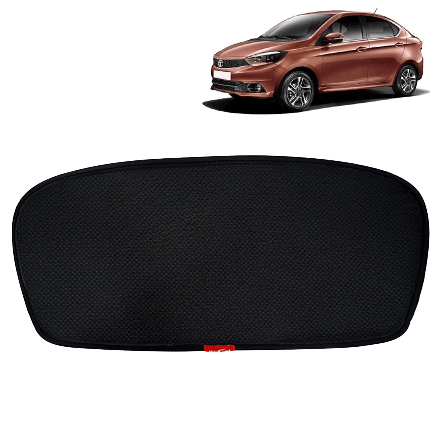 Accessories Tata Tigor Car Sun Shade Rear Windshield Non Magnetic Fix Type Curtain, Only Compatible with Year 2017 Onwards All Model, Premium Car Dicky Sunshade, Pack of 1 Pcs