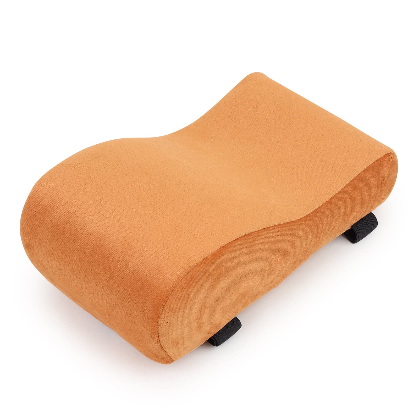Car Accessories Centre Console Armrest Cushion Pillow Pad, Long Drive Travel Comfort Memory Foam Car Cushion in Tan, Super Soft and Super Comfort Plain Design, Pack of 1