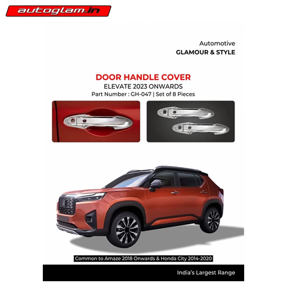 Honda Elevate 2024 Onwards Chrome Door Handle Covers | AGHON701HC