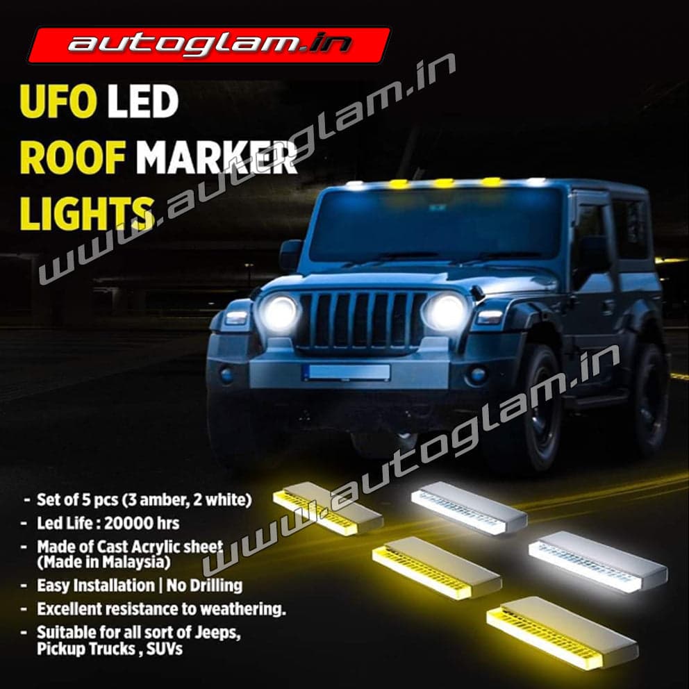 Mahindra Thar 2020+ UFO Roof Maker Lights | AGMT986RML