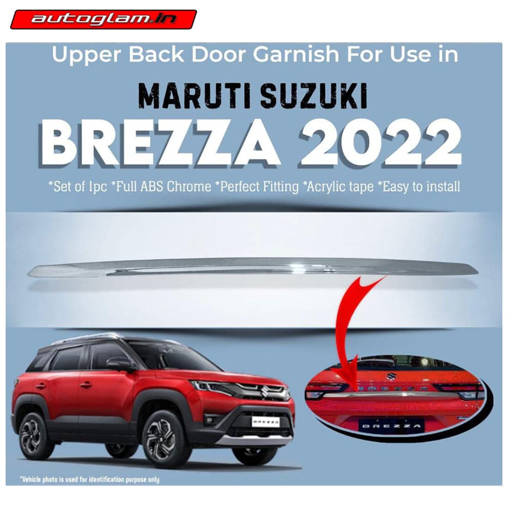 Maruti Suzuki Brezza 2022 Onwards Back Door Garnish | AGSU694DG