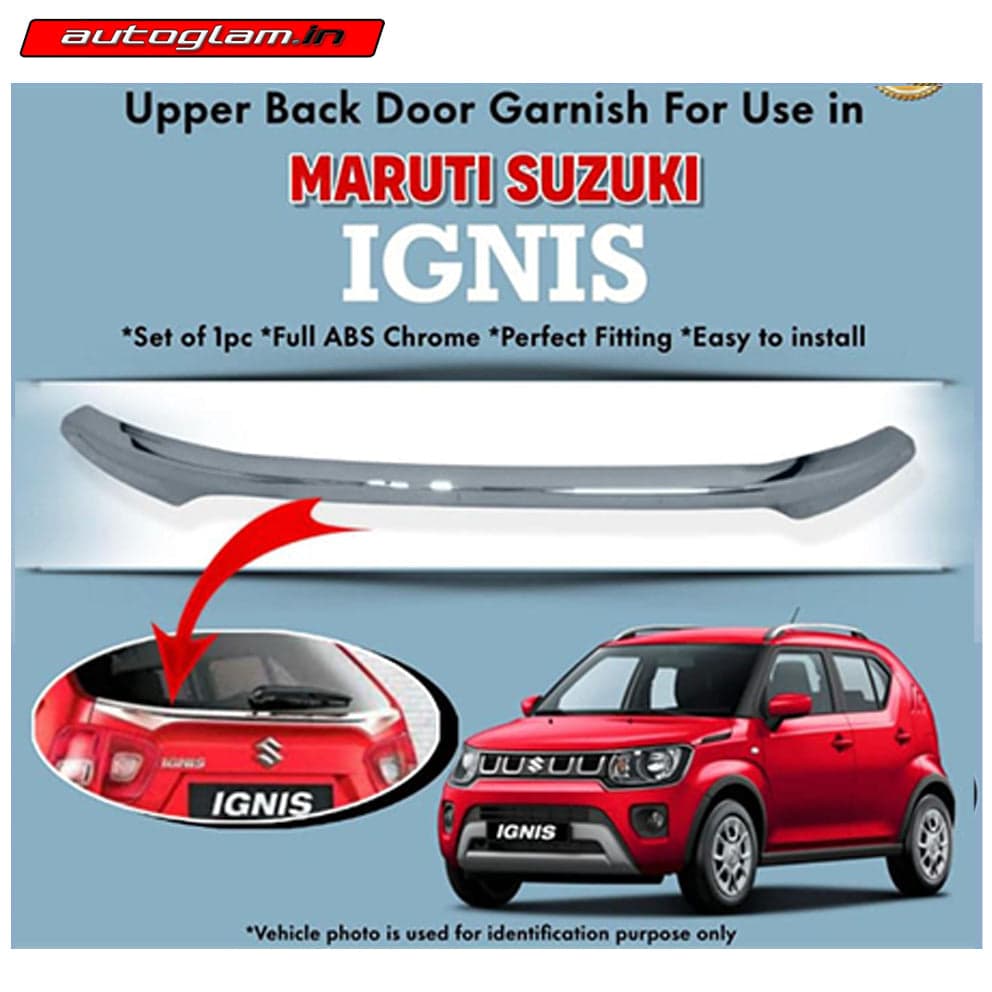 Maruti Suzuki Ignis Back Door Garnish | AGSU698DG