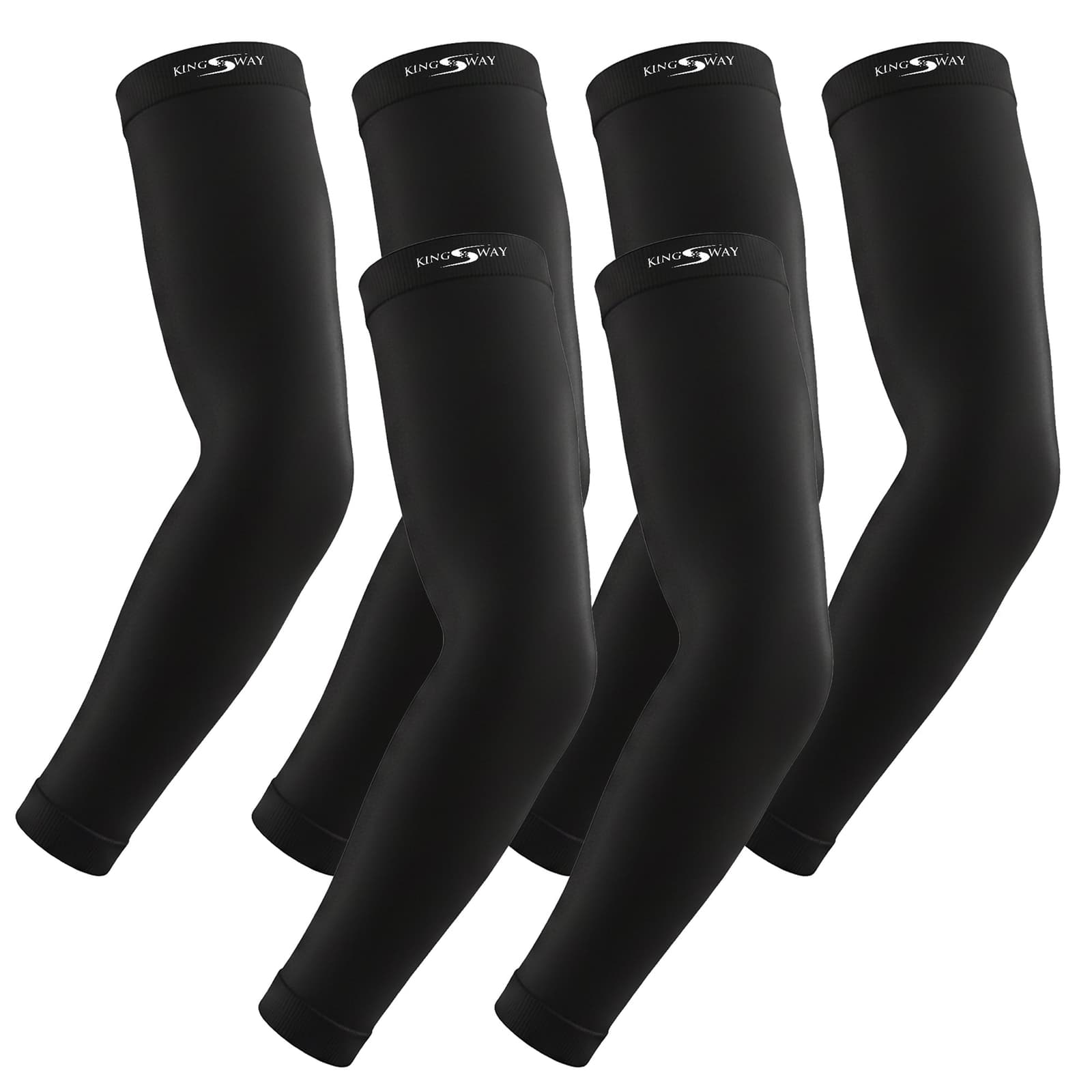 UV Protection Arm Sleeves for Bike Riding | UPF 50 Anti-Tan Sun & Dust Shield | Breathable Lycra | Men & Women | Free Size - 3 Pair