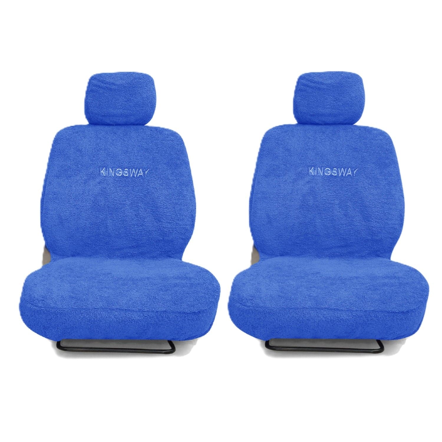 Rapid Seat Cover for (Year 2017 to 2021) All Model, Towel Fabric Car Seat Covers Compatible with Skoda Rapid, Complete Set (Car Specific Front + Rear Seat Covers), Blue Color