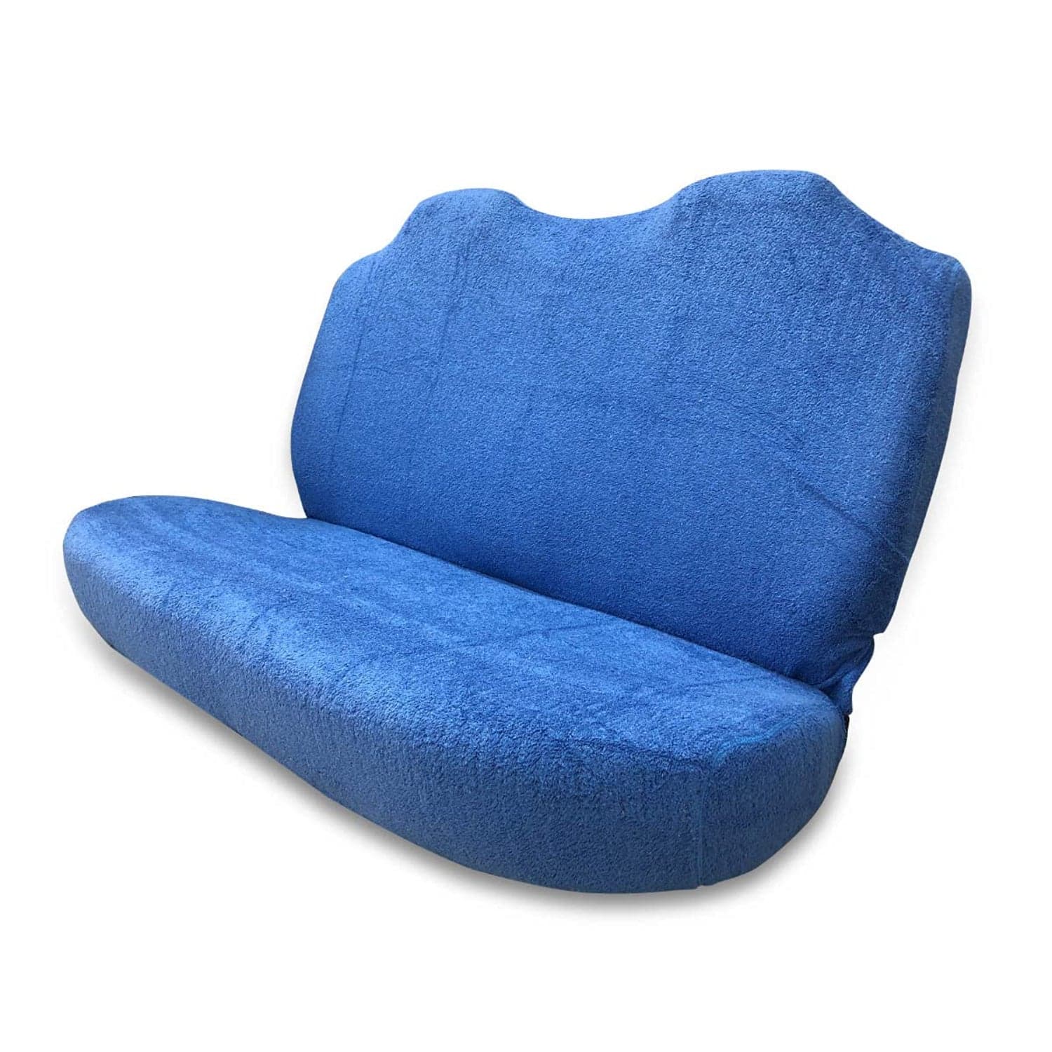 Rapid Seat Cover for (Year 2017 to 2021) All Model, Towel Fabric Car Seat Covers Compatible with Skoda Rapid, Complete Set (Car Specific Front + Rear Seat Covers), Blue Color