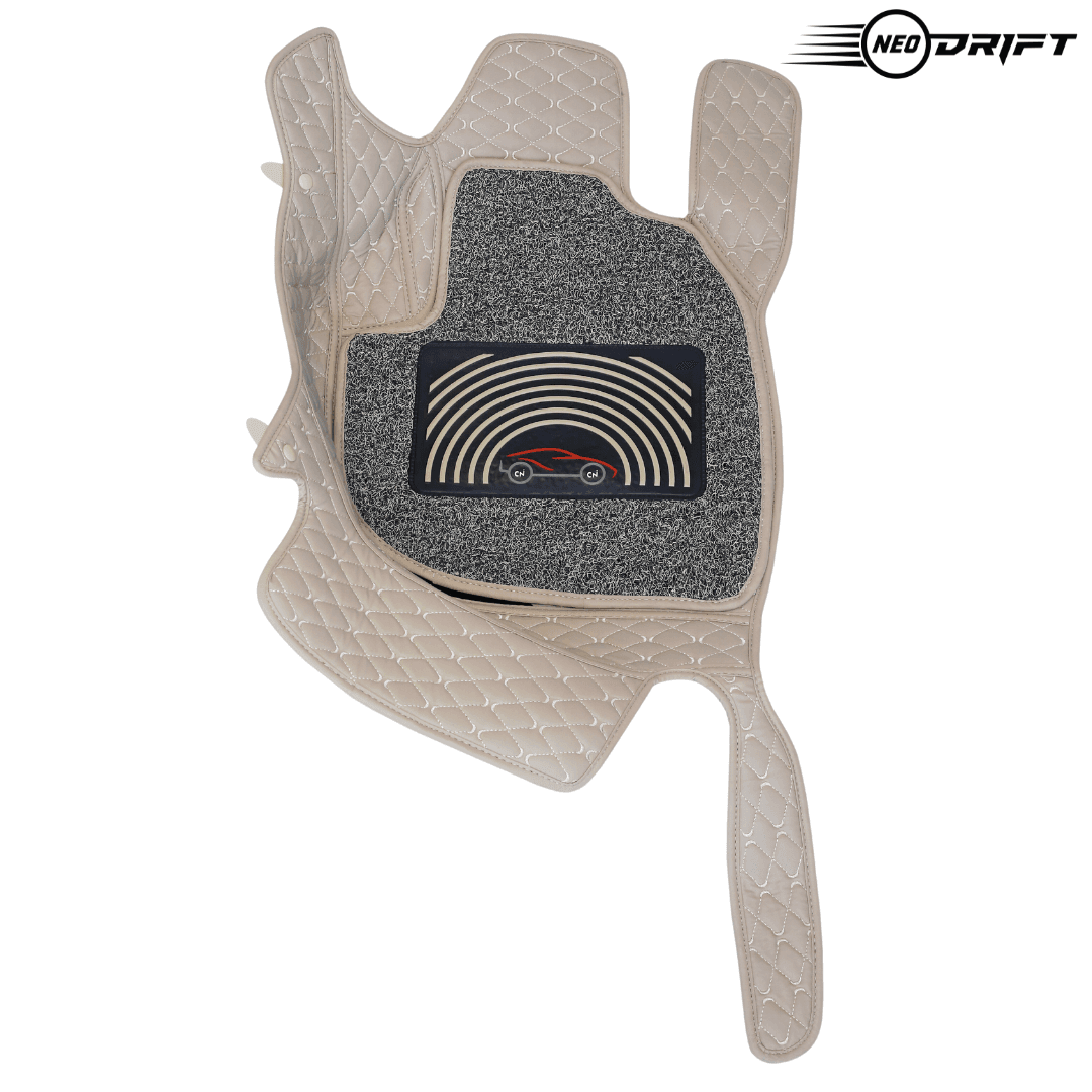 Car 7D Floor Mats for Maruti Suzuki Grand Vitara - Regular (Set of 4) - 7D Mat