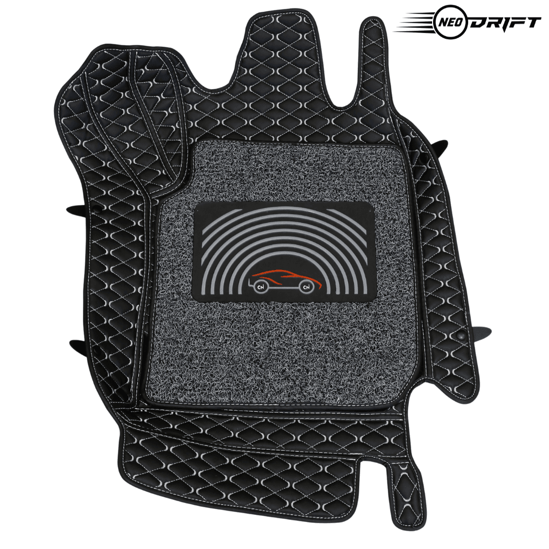 Car 7D Floor Mats for Maruti Suzuki S-Cross - Regular (Set of 4) - 7D Mat
