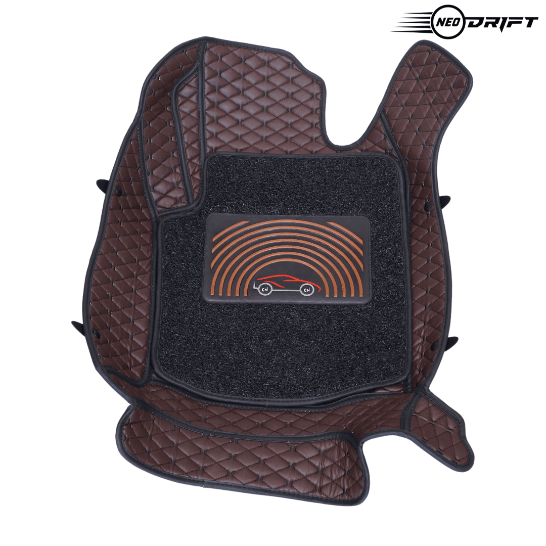 Car 7D Floor Mats for Maruti Suzuki S-Cross - Regular (Set of 4) - 7D Mat