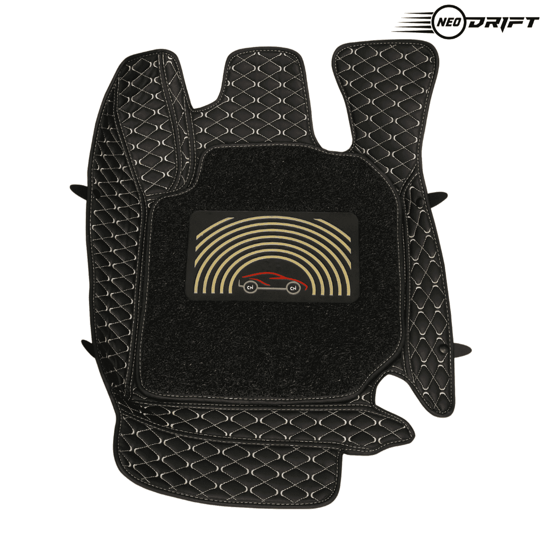 Car 7D Floor Mats for Maruti Suzuki S-Cross - Regular (Set of 4) - 7D Mat